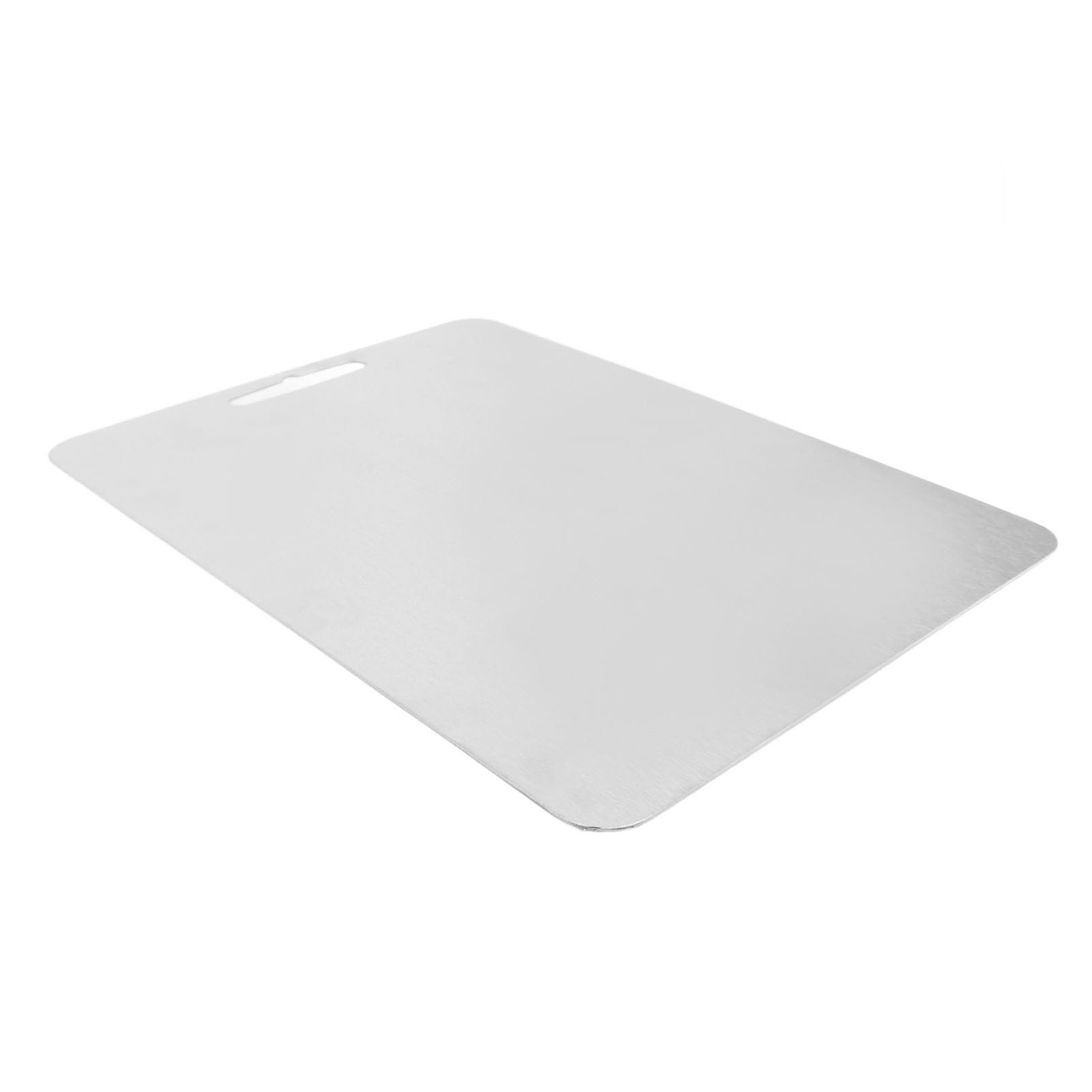 Tabla de Cortar de Metal Ti, Tabla de Cortar de Cocina No Contaminante para Verduras, Frutas, Elección Segura e Inodora para Cocineros Caseros (46 * 30cm)