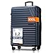 Cocoono Hartschalenkoffer XL Groß - 100L Volumen erweiterbar auf 117L - 158cm Gurtmaß - 8 Rollen 360° drehbar - Leichter Koffer mit TSA Schloss & Teleskopgestänge - Reisekoffer mit Rollen (Navy, XL)