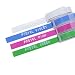 MoTEX Refill Tape for Embossing Label Maker, Pastel Color Tapes 4 Rolls, 3/8-Inch (Clear, Green, Violet, Pink)
