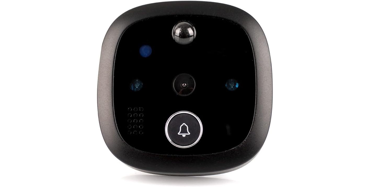 SPIONCINO DIGITALE WIFI SENZA FILI, 4,3" LCD, SENSORE DI MOVIMENTO H.24, FOTO/VIDEO, SILVER