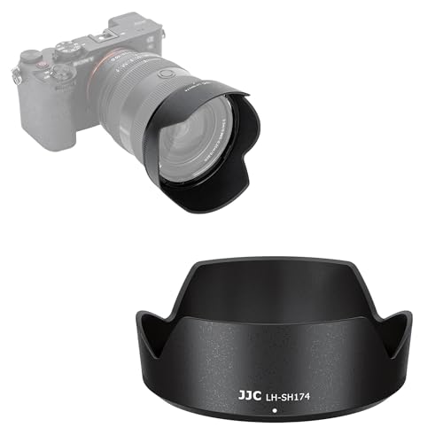 Image of JJC ALC-SH174 Bayonet Reversible Lens Hood Shade for Sony FE 20-70mm F4 G SEL2070G Lens, Replaces Sony ALC-SH174 Lens Hood, Allows to Attach 72mm Filter & Lens Cap, No Vignetting