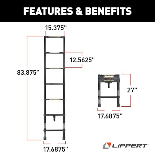 Lippert™ - Lippert RV Bunk Ladder 7' Collapsibile by Lippert Components - Used condition - Image 4