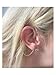 Deafmetal USA Safety Chain & Holster Attachment - Retention Lanyard for Hearing Aids | BTE Cochlear Implants, Designed to Keep Amplifier Devices Secured - Silver - 2 Ears