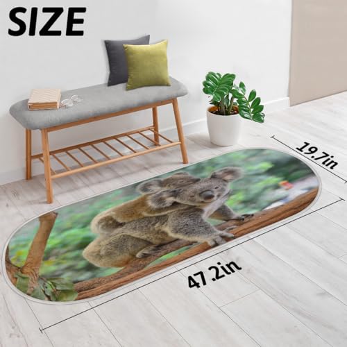 Tapis antidérapant TropicalLife absorbant et moelleux pour salle de bain