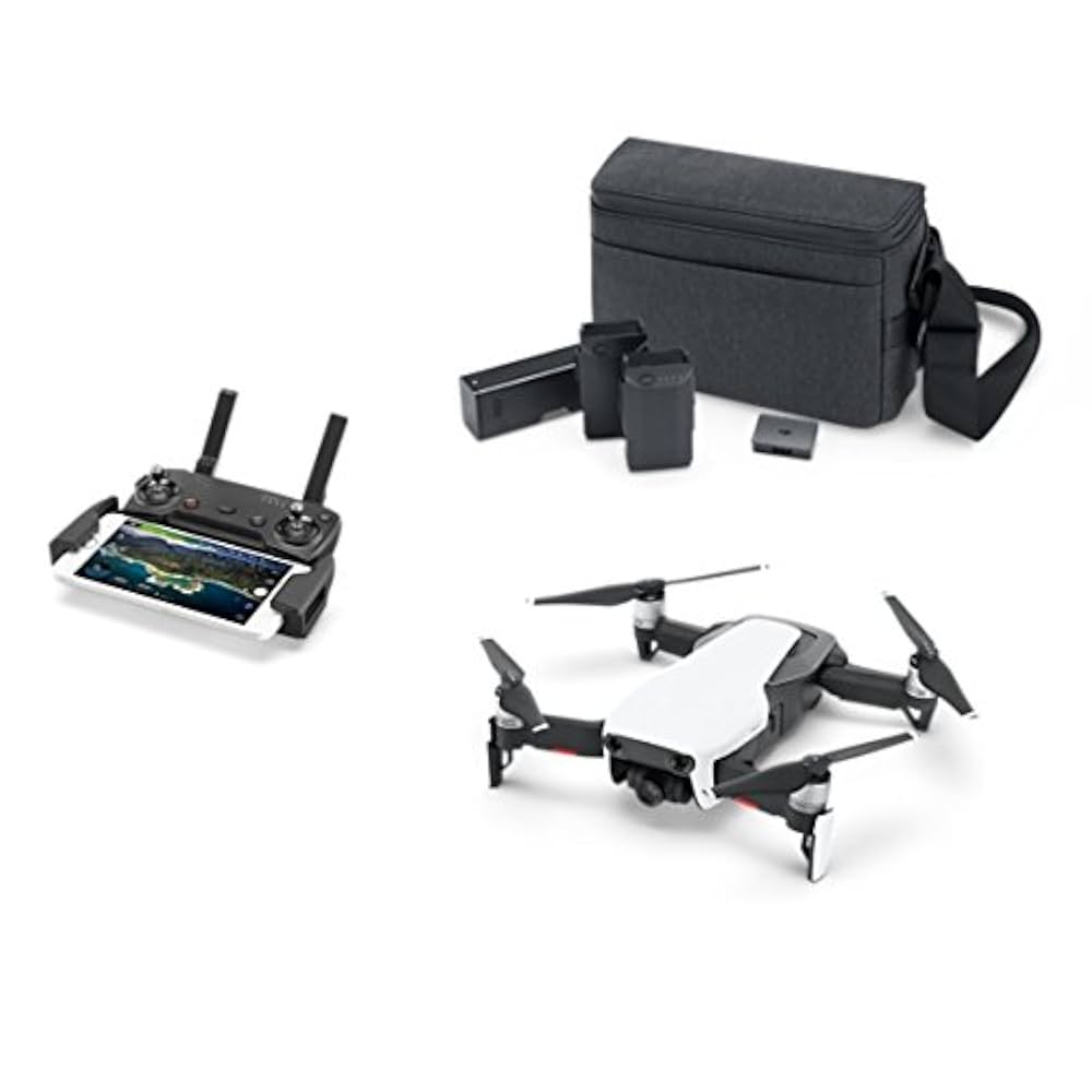 DJI. Mavic air fiy more combo ホワイト DJI Mavic Air Fly More Combo (Arctic White) : Amazon.in