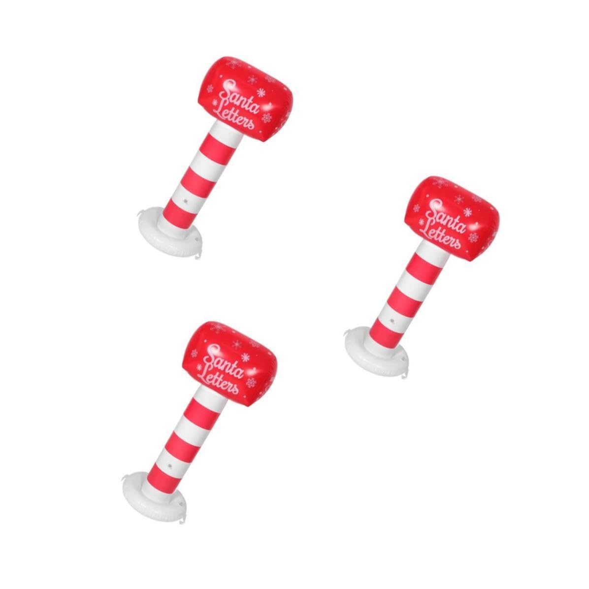 FRCOLOR 3 Piezas Buzón Inflable de Navidad de Pie para Exterior 42