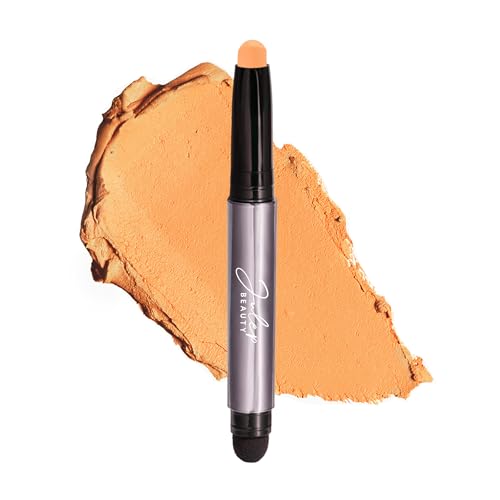 Image of Julep Eyeshadow 101 Cream-to-Powder Waterproof Shadow Stick - Cantaloupe Matte - Long-Lasting, Crease-Proof, Warm Light Orange Matte Cream Eyeshadow with Built-in Smudger