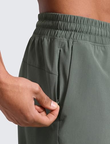 Image of CRZ YOGA Linerless Workout Shorts 7'' | Lightweight, Quick Dry, Running, Pockets, for Men