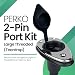 YOLOtek Veteran Owned - PERKO - Threaded Base Secure Boat Navigation Lights for Stern or Bow - Boat Accessories (Teardrop)