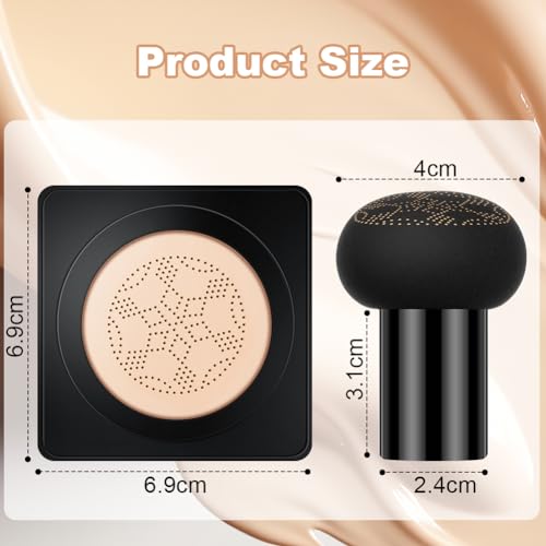  Beauty Pilz-Luftkissen CC Cream Für Gesundes und Glattes Gesicht
| Feuchtigkeitsspendende CC Creme Zumvernünftigem Make