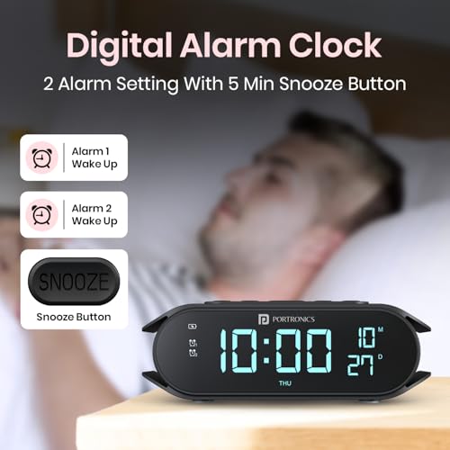 Portronics Store Portronics VoltClock 15W Wireless Charger with - Image 3