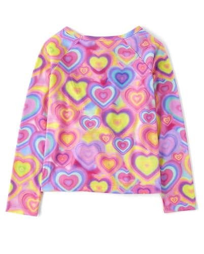 Image of The Children's Place girls Long Sleeve Top and Pants,2 Piece Pajama Set