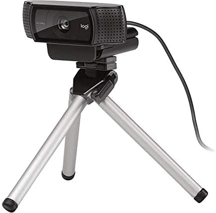Logitech C920 HDPro Webcam mounted on a tripod