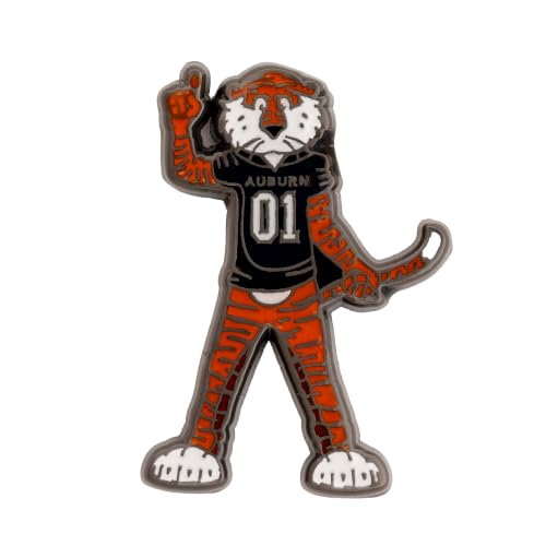 Image of Desert Cactus Auburn University Magnetic Metal Lapel Pin (B)