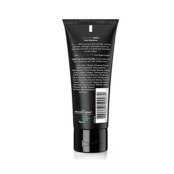 Tiege Hanley Mens Night Cream for Face, PM Bedtime Facial Moisturizer - Anti-Aging Night Time Wrinkle Cream for Men with Sensitive Skin - Overnight Moisturizer for a Soft, Smooth, & Hydrated Skin