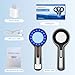 HONGWAYE Woods Lamp Skin Analyzer, Easy to Hold and Carry Around, Woods Lamp Cat Ringworm, Detect All Kinds of Skin Conditions, No Special Training Required (2000 mAh Rechargeable Battery)