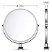 Neewer 8 inches/20 Centimeters Glass Double-Sided Selfie Magnified Circular Makeup Mirror with Adapter for 18 inches Ring Light, Selfie, Portrait, Makeup