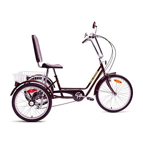 Belize TRI-Rider Comfort Trike semi Recumbent Tricycle with Back Support