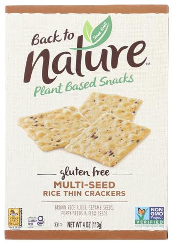 Back to Nature Gluten Free Rice Thin Multi Seed Crackers 4 oz(Pac...