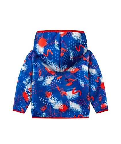 Image of V VALANCH Toddler Fleece Jacket Boys Girls Zip Up Hoodie Sweatshirt