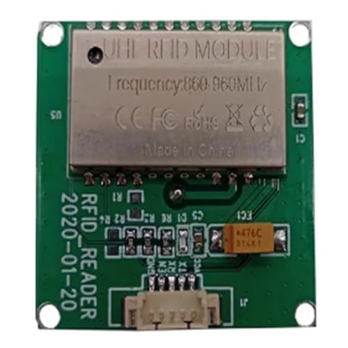 Cpolebev Antena 35X35Mm 1Dbi MóDulo RFID UHF en 1 Integrado 868-928Mhz (1DBi EE. UU.)
