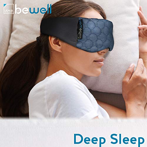 Lewis N. Clark Big Wrap Eye Mask To Block Light For Travel, Sleep Aid For Airplane thumb #1