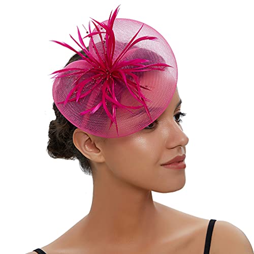Chapeau Melon Organza Femme WLNEXT - Gris Foncé Pour Mariage Et événements