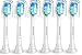 Replacement Brush Heads for Sonicare ProtectiveClean 4100 Plaque Control HX9023/HX9024(6pack), fits Philips Sonicare 2 Series, 3 Series, FlexCare, HealthyWhite, DiamondClean Electric Toothbrush