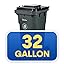 Gray, 32 Gallon