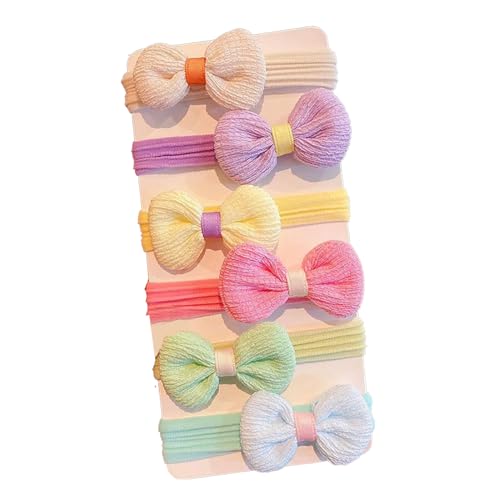 wqibq Coleteros para niñas pequeñas, gomas para el pelo para niños pequeños, 6 unidades, flores para niños pequeños, coletas elásticas, bonitos accesorios para el pelo para niñas pequeñas para