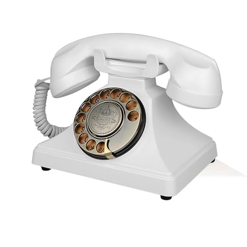 Téléphone fixe rétro rotatif vintage des années 1930 pour maison