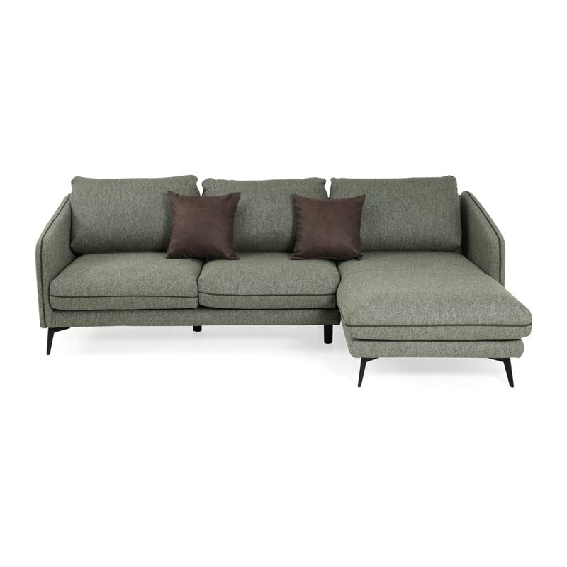 Homes r us Noel Corner Sofa - Green