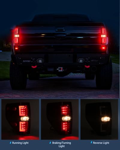 Image of Nilight Taillight Assembly for 2009-2014 Ford F150 Styleside Pair