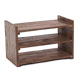 HINWEIS! Diese Regale sind nicht industriell hergestellt. Sie werden traditionell von lokalen Handwerkern und Kleinbetrieben mit Handwerkzeugen und lokal verwaltetem legalen Holz in Handarbeit hergestellt. Aufgrund des traditionellen Herstellungsprozesses sind kleinere Imperfektionen wie Unebenheiten in den Flächen, kleinere Fugen oder Risse zu erwarten. Jedes Produkt ist ein Unikat mit einzigartigem Aussehen und erzählt seine eigene Geschichte.