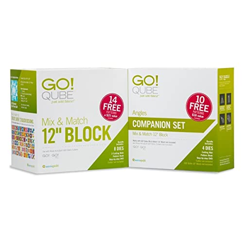Accuquilt Go! Qube 12" Companion Set-Angles #TOP5