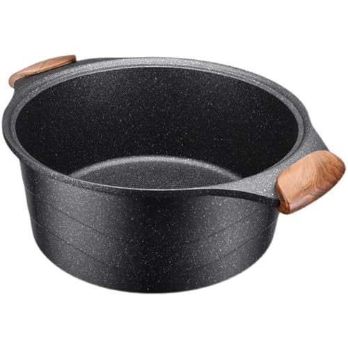 Medical Stone - Olla de sopa antiadherente multifuncional, mango antideslizante retro, diseño sin remaches, adecuada para cocina de gas e inducción