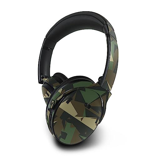 Image of MightySkins Skin Compatible with Bose QuietComfort 45 Headphones - Polygonal Camo | Protective, Durable, and Unique Vinyl Decal wrap Cover | Easy to Apply, Remove, and Change Styles | Made in The USA