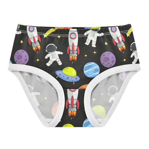 Girls' Underwear Space Astronaut Spaceship Rocket Toddle Brief Panties 2303843