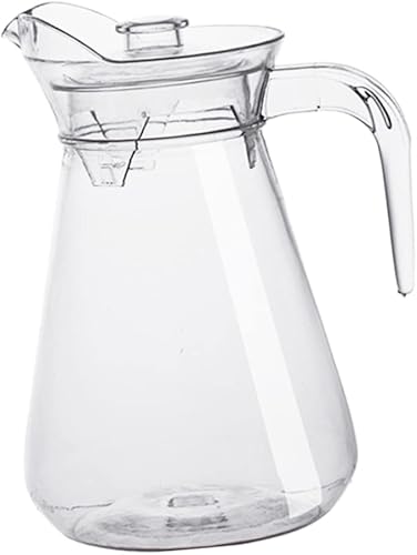 Miniatura 1 de Didiseaon Recipientes fríos para refrigerador, jarra de té helado, jarra de acrílico, jarra de cerveza, jarra de agua, jarras de agua con tapa,