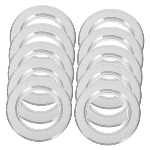 POPETPOP 10pcs Box Metal Bird House Metal Guards Birds Houses Guards Parrot Nest -bite Ring Bird House Hole Protector Birds Houses Protector Stainless Steel Protection Protective Circle