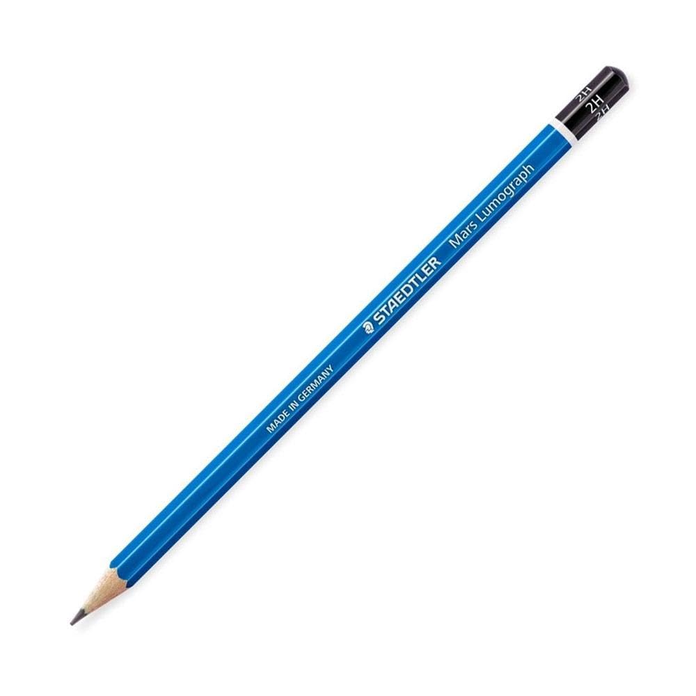 Staedtler Mars Lumograph 100 – Graphite Pencil 2H Blue