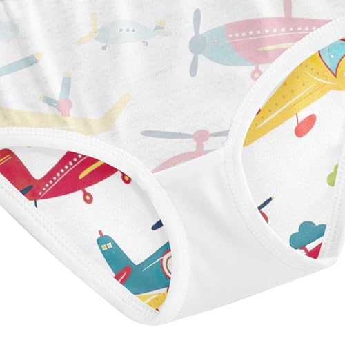 Planes and Helicopters Toddler Underwear Girls, Girls Cotton Underwear, 2T–8 Years4