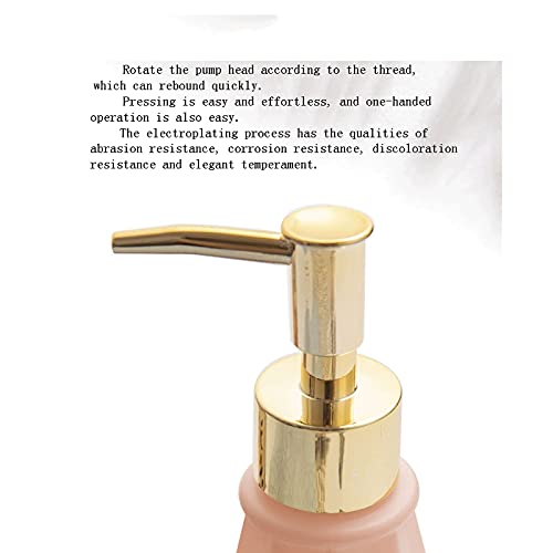 Distributeur de savon liquide à pression précise avec flacon verre - 5