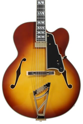 D'Angelico Excel EXL-1 Hollowbody Electric Guitar - Dark Iced Tea Burst