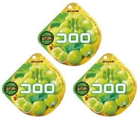 KORORO GUMMY CANDY WHITE GRAPE MUSCAT 40g Pack of 3 コロロ マスカット