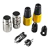 (Pack of 4) 3 Pin XLR Cannon Head with Male and Female for DMX Signal Cable or Cable Connection with Wired Microphone #2