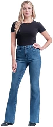 1822 Denim Holly Better Butter High-Rise Slim Boot Jeans for Women in Black - Ultra-Comfy Stretch with Sculpting Fit