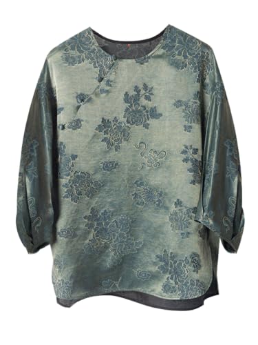 Chemisier en soie pivoine HangErFeng, l'expression de la poésie textile