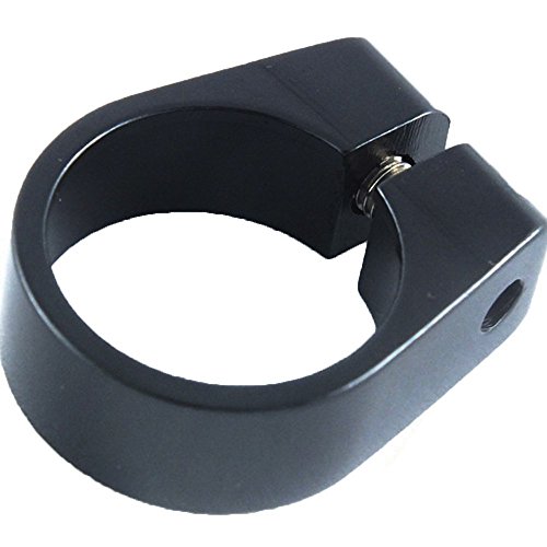 OLizee® Fixed Gear Mountain Bike Road Cycling Track Bike Seatpost Clamp(Black)
