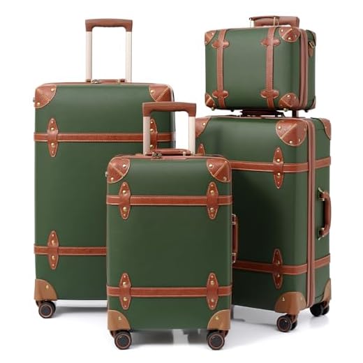 Stylish Vintage Luggage Set for Travel